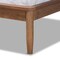 Baxton Studio Helsa Mid-Century Modern Dark Grey Fabric and Walnut Finished Full Size Platform Bed 175-10908-Zoro - alternate 4